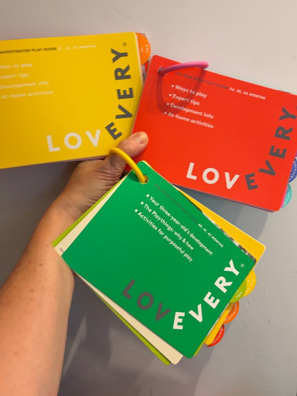Lovevery Development Play Guides Cards - Multi-Color Baby Learning Toy